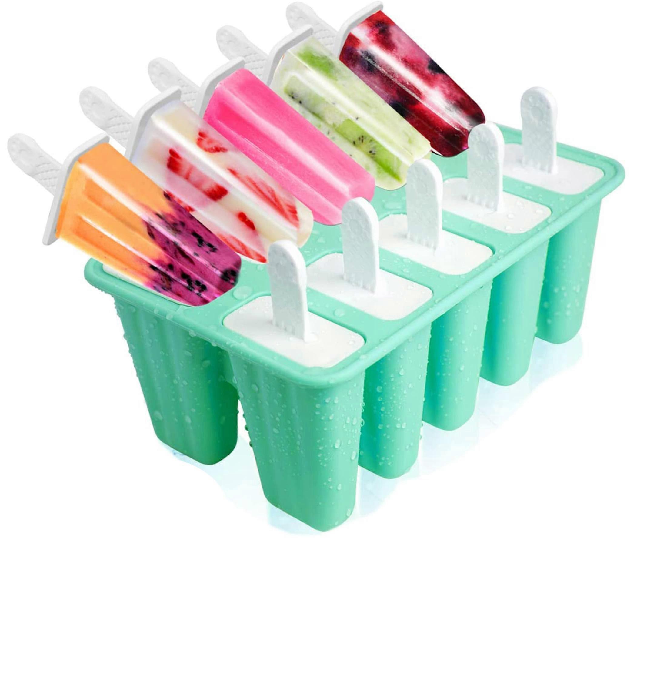 Eisformen,10 Hohlräume Eisformen Eis Am Stiel Silikon, DIY Eisform