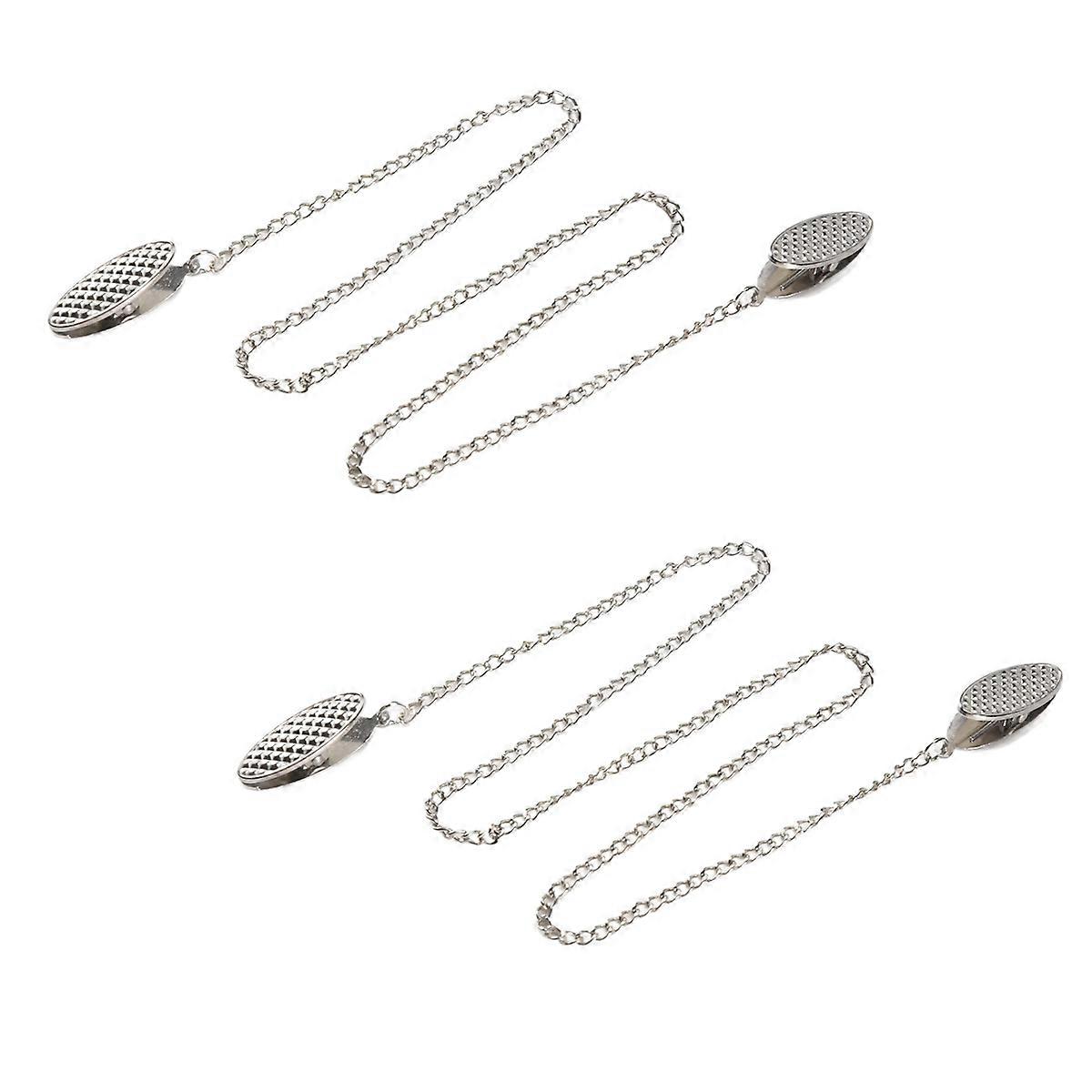 2 Pcs Napkin Chain Clips Strap for Seniors Older Adults Children