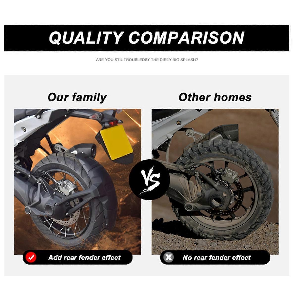 Motorcycle Rear Wheel Rear Mudguard Extended Edition for