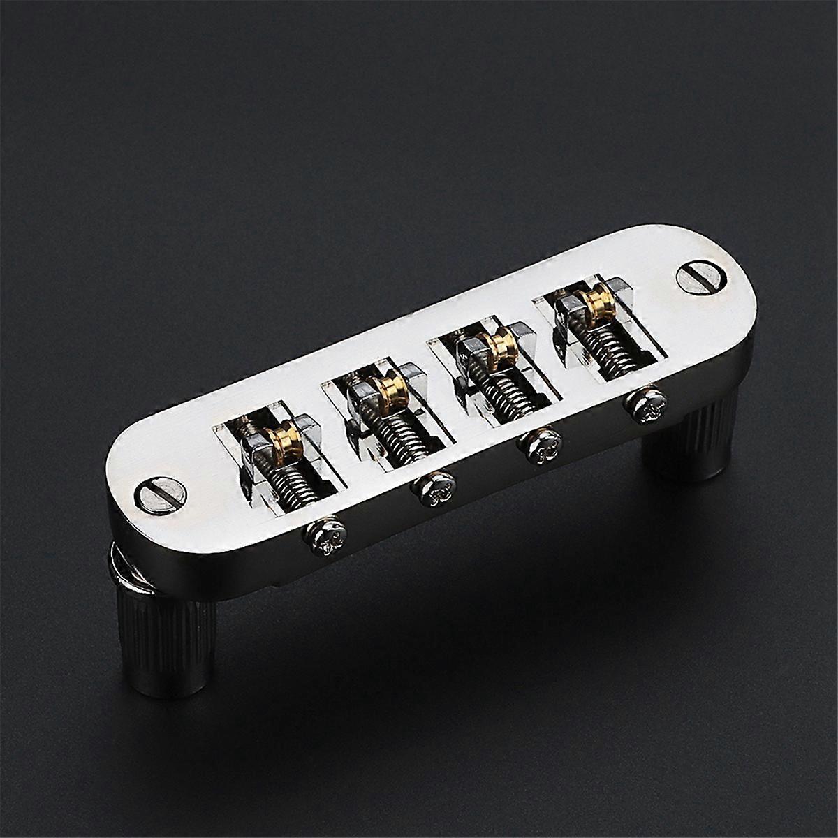 Tune-O-Matic Roller Saddle Guitar Bridge for LP SG 4 String Guitars
