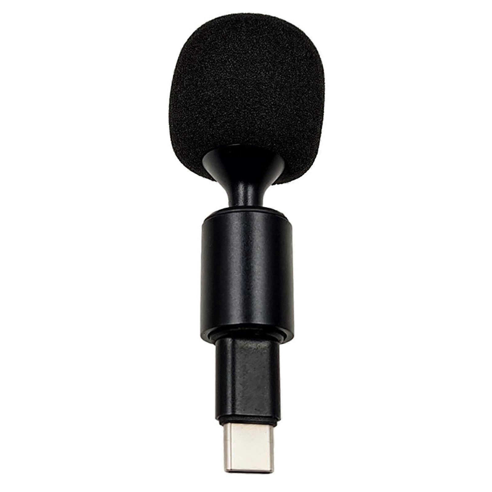 Mini Portable Microphone Jack 3.5mm Aux 4 / 3 Pole / TYPE C Karaoke Mic For Recorder Mobile Phone Smart Phone Computer