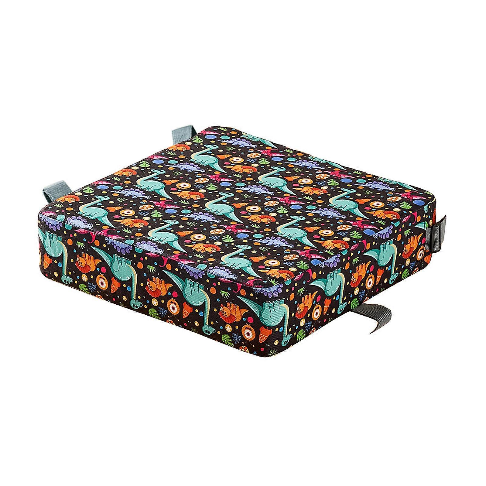 Height Adjustment Chair Pad Kids Chair Pad Lovely Pattern Soft Chair Pad Soft & Stable Chair Pad for Proper Development