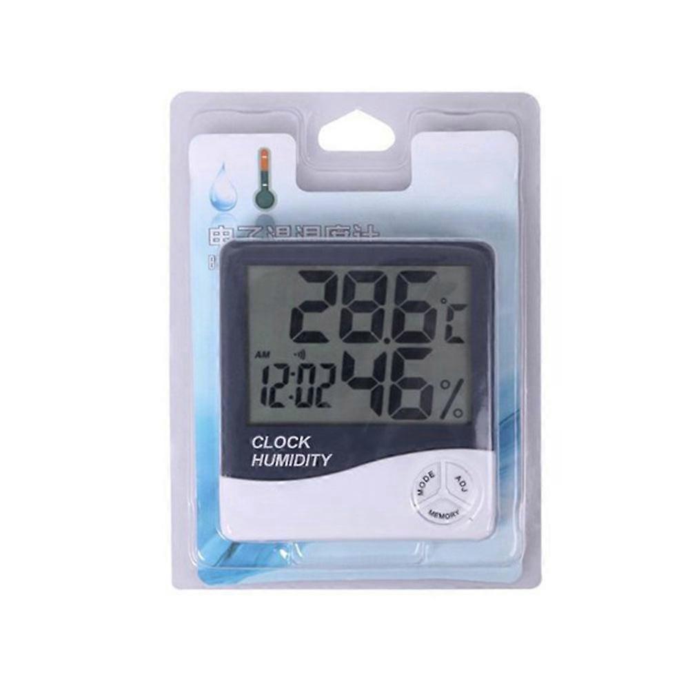 Electronic Digital Indoor Fahrenheit/Celsius Thermometer Hygrometer
