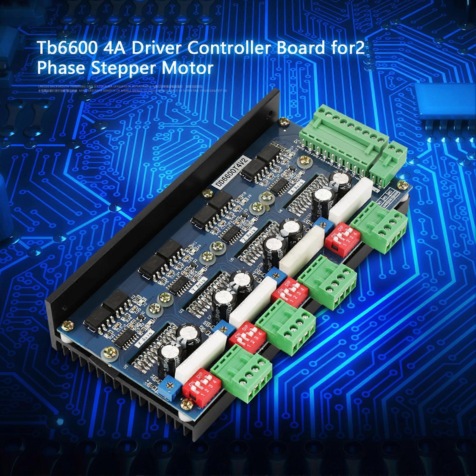 TB6600 4A Driver Controller Board for CNC 4-Axis 2 Phase Stepper Motor