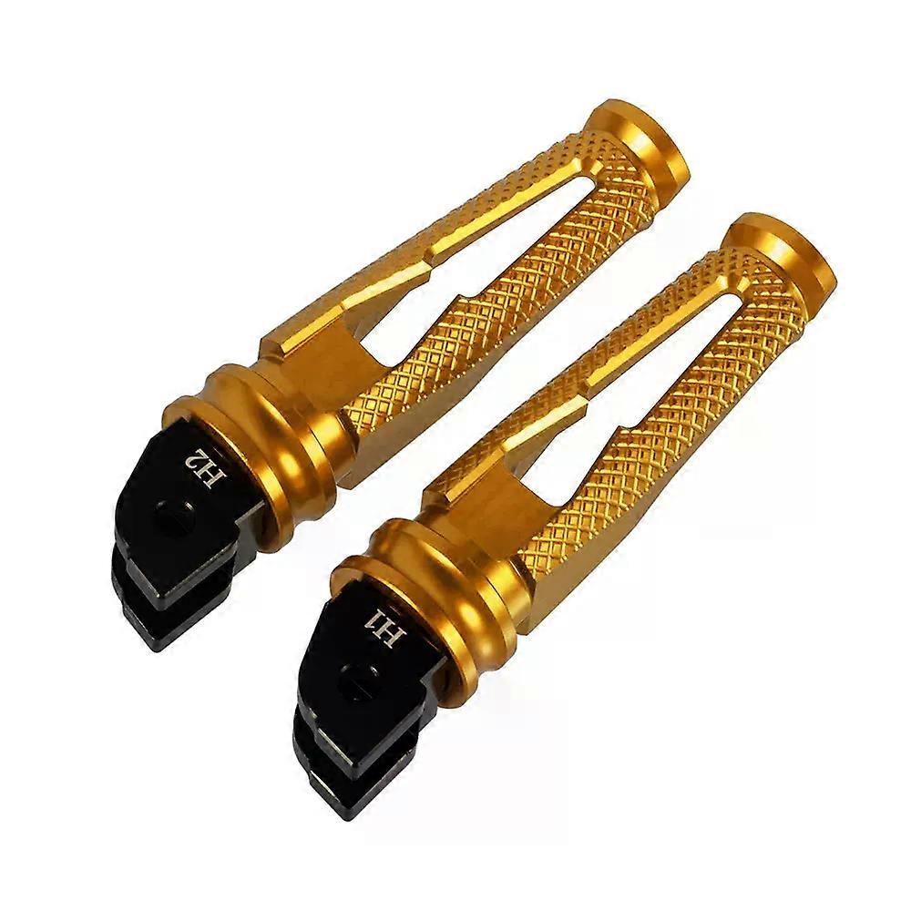 Rider Footpegs Aluminum Rear Passenger Footrest Pedals compatible for DUCA-TI Panigale 899/959/1199/1299/V2 compatible for Streetfighter V4/S 2020-2