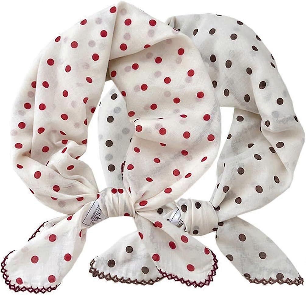 2 Pack Large Cotton Bandana Headband, Head Wrap, Protective Coverage, Hair Neck Scarf for Women 28 x 28 inch