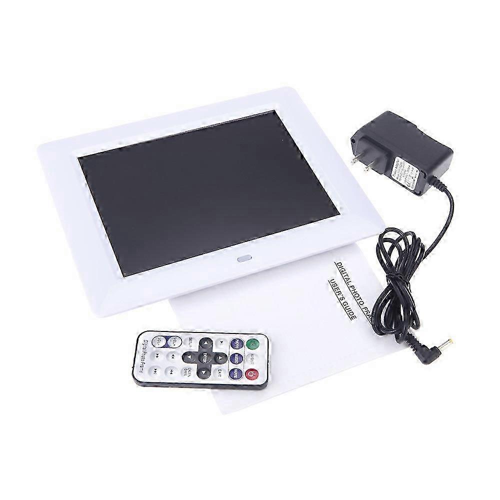 8'' Hd Tft-lcd Digital Photo Frame Clock Photo Mp3 Mp4 Movie Player,digital Picture Frame With Remote Desktop For Christmas Gift
