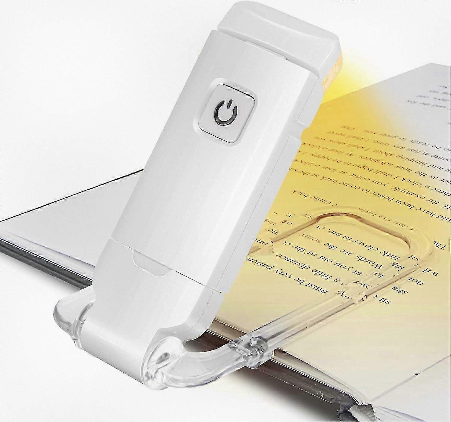 Rechargeable USB LED Bed Clamp Light with 3 Brightness Levels for Reading