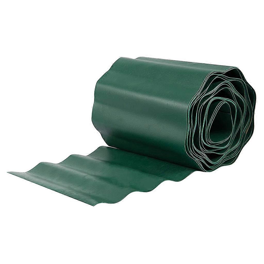 Plastic Corrugated Garden Lawn Edge Flexible DIY Grass Stop Fence Plant Edging