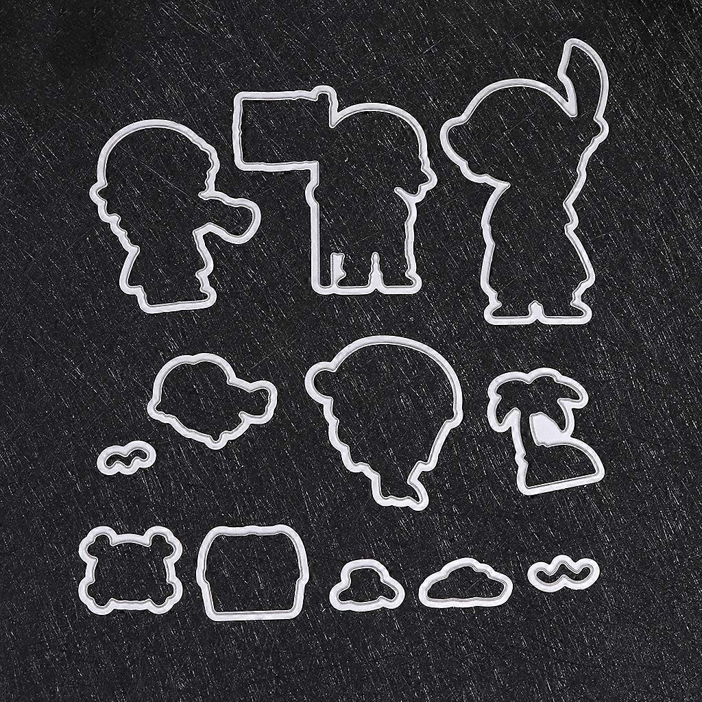 Τέμνοντας χάλυβα Ανάγλυφο Dies Stencil για DIY Scrapbooking άλμπουμ χαρτί κάρτα σκάφους ασήμι