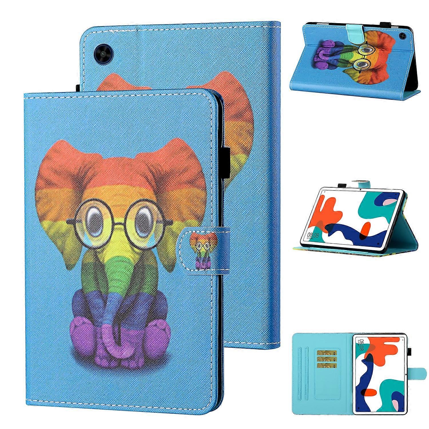 Painted Stitching Case For Huawei MatePad T 8