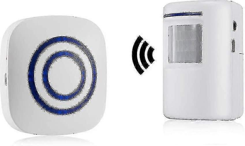 Passage Alarm, Shop Bell, Wireless Alarm System With Motion Detector -ACGIV