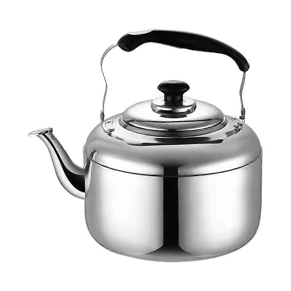 7 Liter Stainless Steel Whistling Tea Kettle for Stovetop with Fast Heating Base and Ergonomic Handle