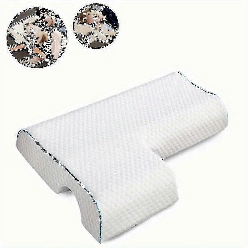 Ergonomic Hand Pillow with Slow Rebound Foam - Couples Comfort Support