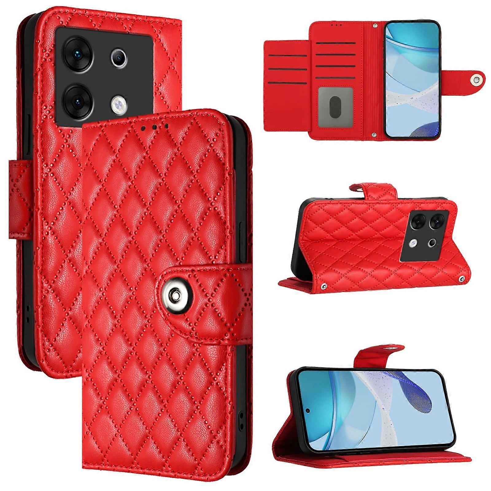 Rhombic Leather Case For Infinix Zero 30 5G