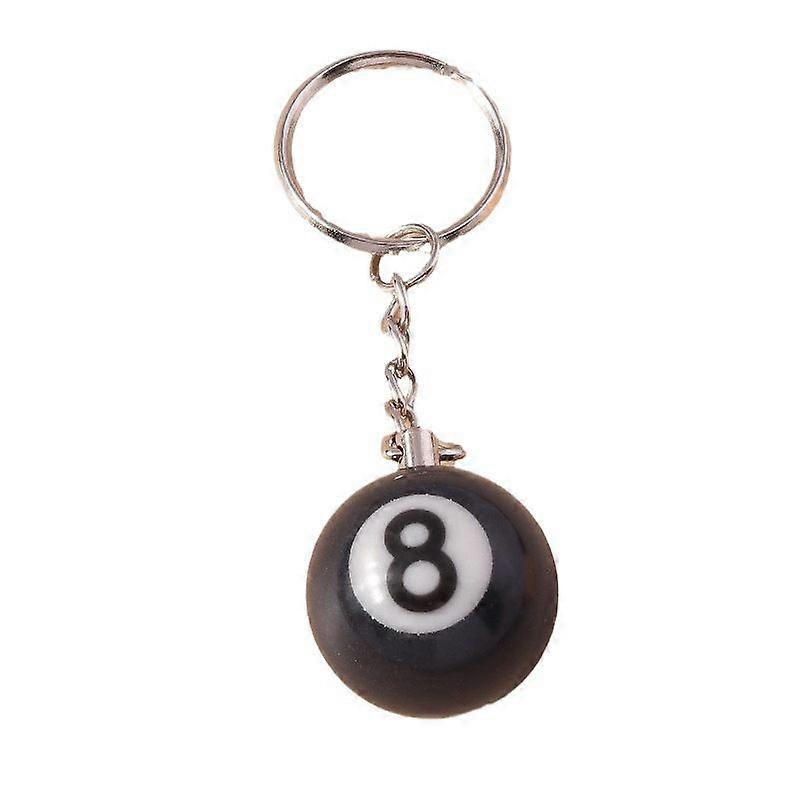 8 Ball Keychain Creative Key Chain Diameter 8CM