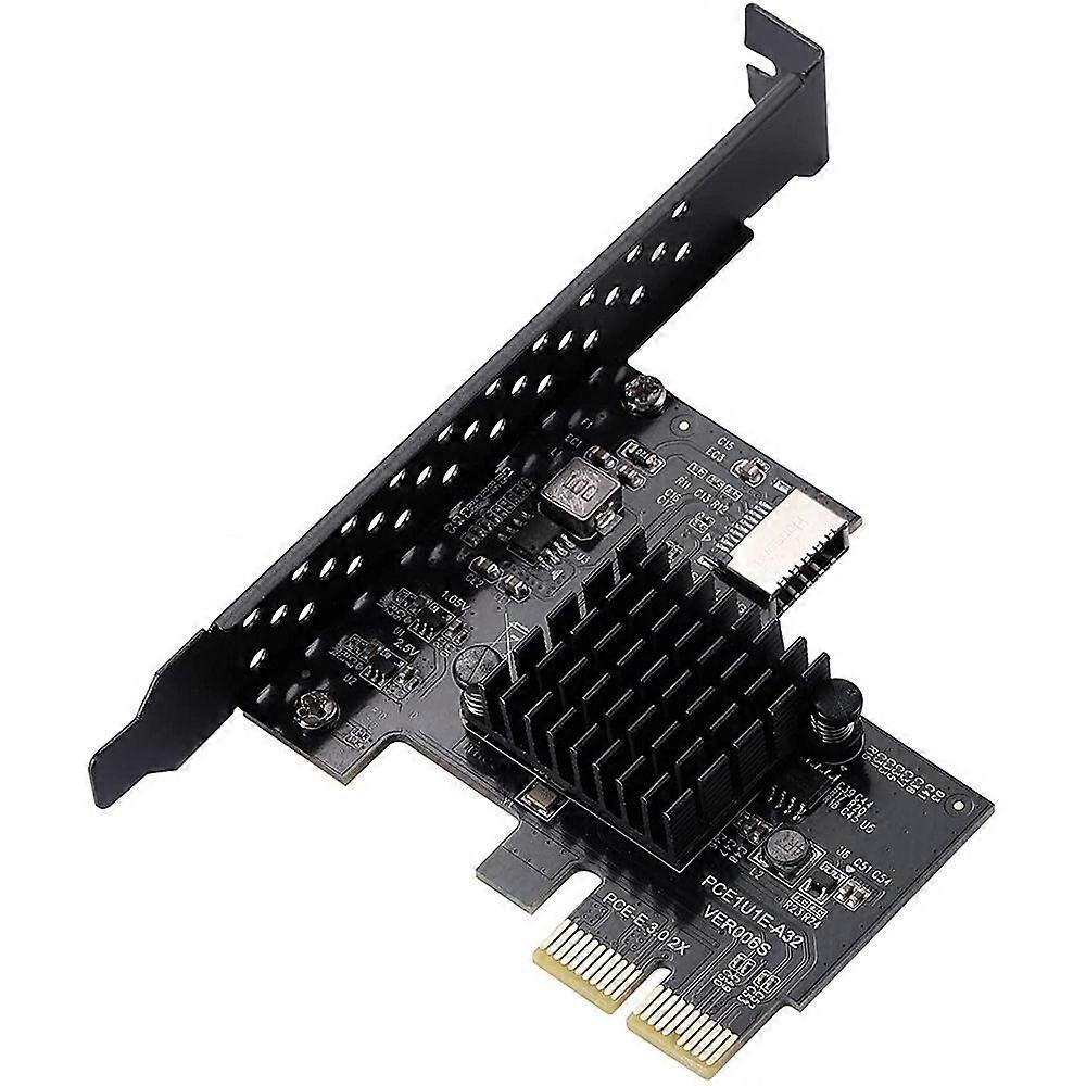 PCI-E 2X na USB3.1 A-Key Gen2 Přední Rozšiřující Karta Typu E, 10Gb/S Interní 20kolíková Karta Konektoru Na Předním Panelu