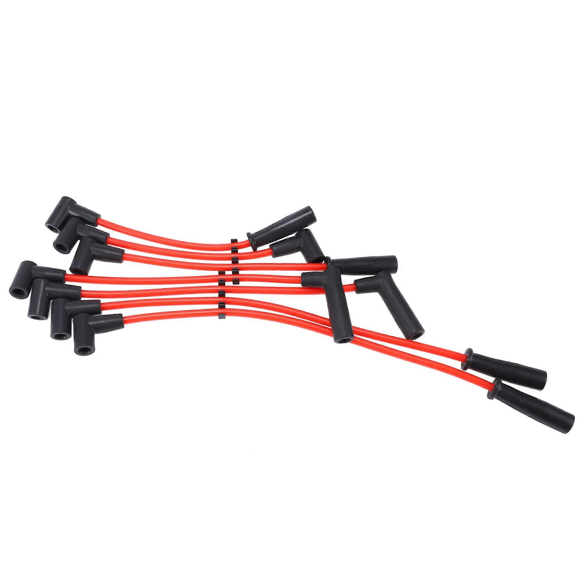 Car Spark Plug Coil Wires Ignition Coil Harness Cable Compatible with Jeep Cherokee XJ L6 4.0L 1991-1999 Pack of 7 No.56041856AA/56041861AB