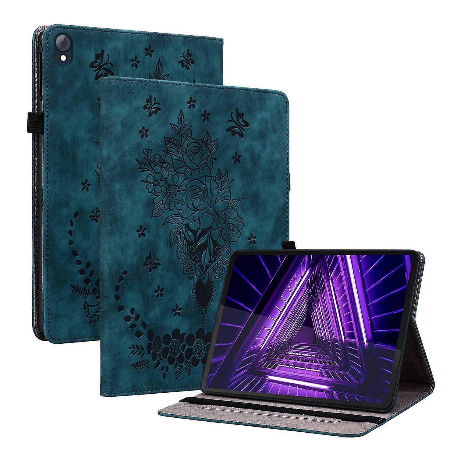 Compatible With Lenovo K10 Flip Leather Multi-Functional Smart Tablet Case with Bracket and Card Slot