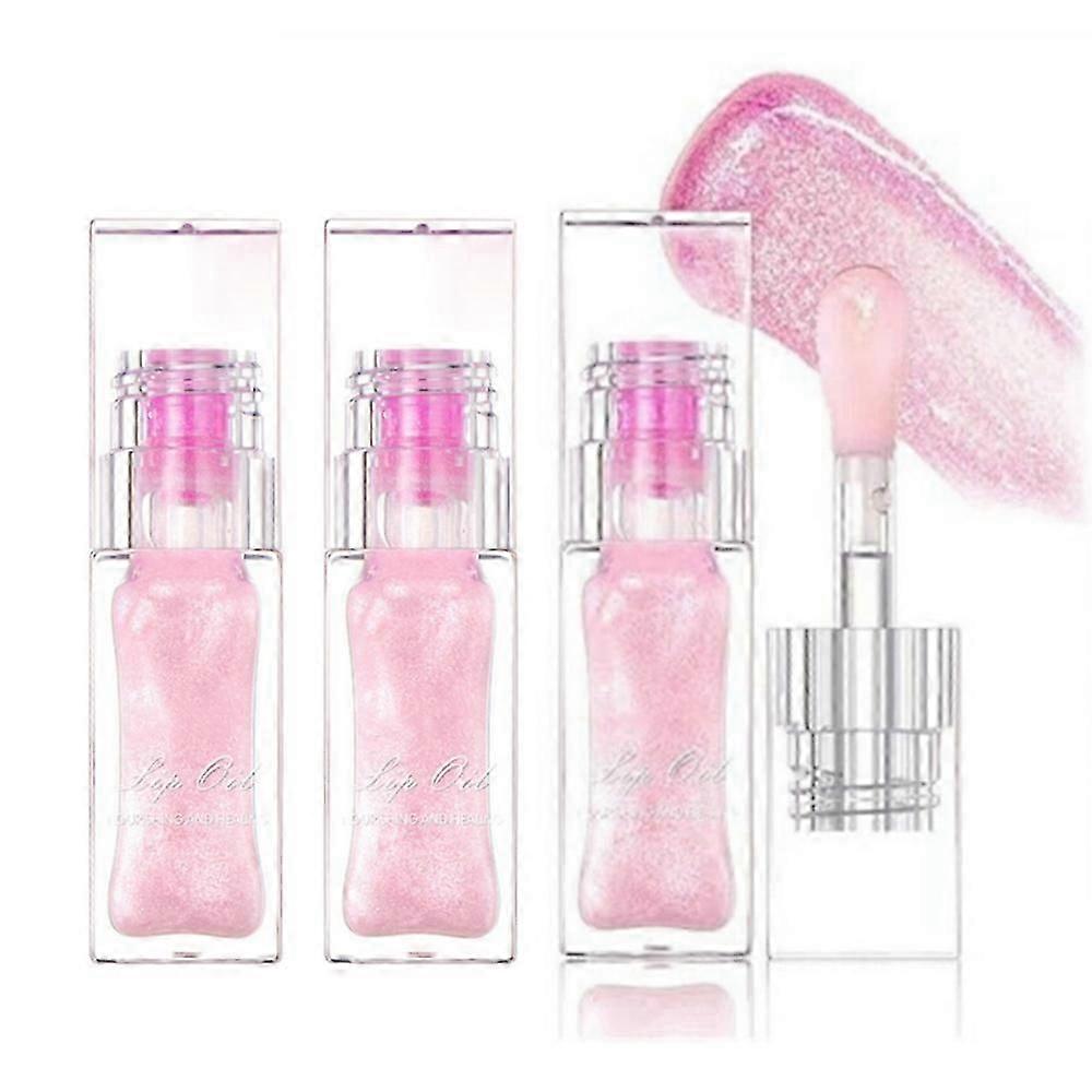1-3X Boss Up Aceite Labial Cambiante de Color,Aceite Labial Mágico Cambiante V2,Brillo Labial Ddgoods