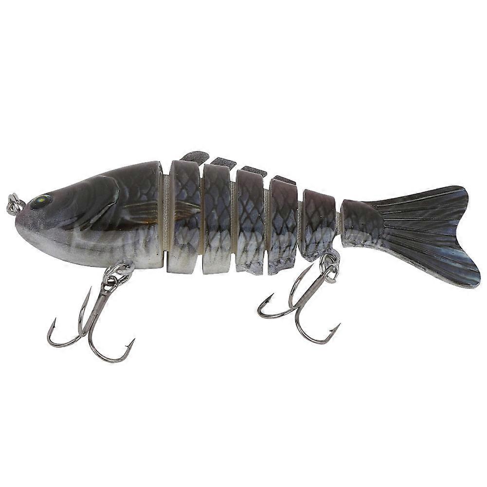 10 cm mehrgelenkiger Kunststoff-Hartköder Künstliche Fischähnliche Angelköder Zubehör (Farbe B)