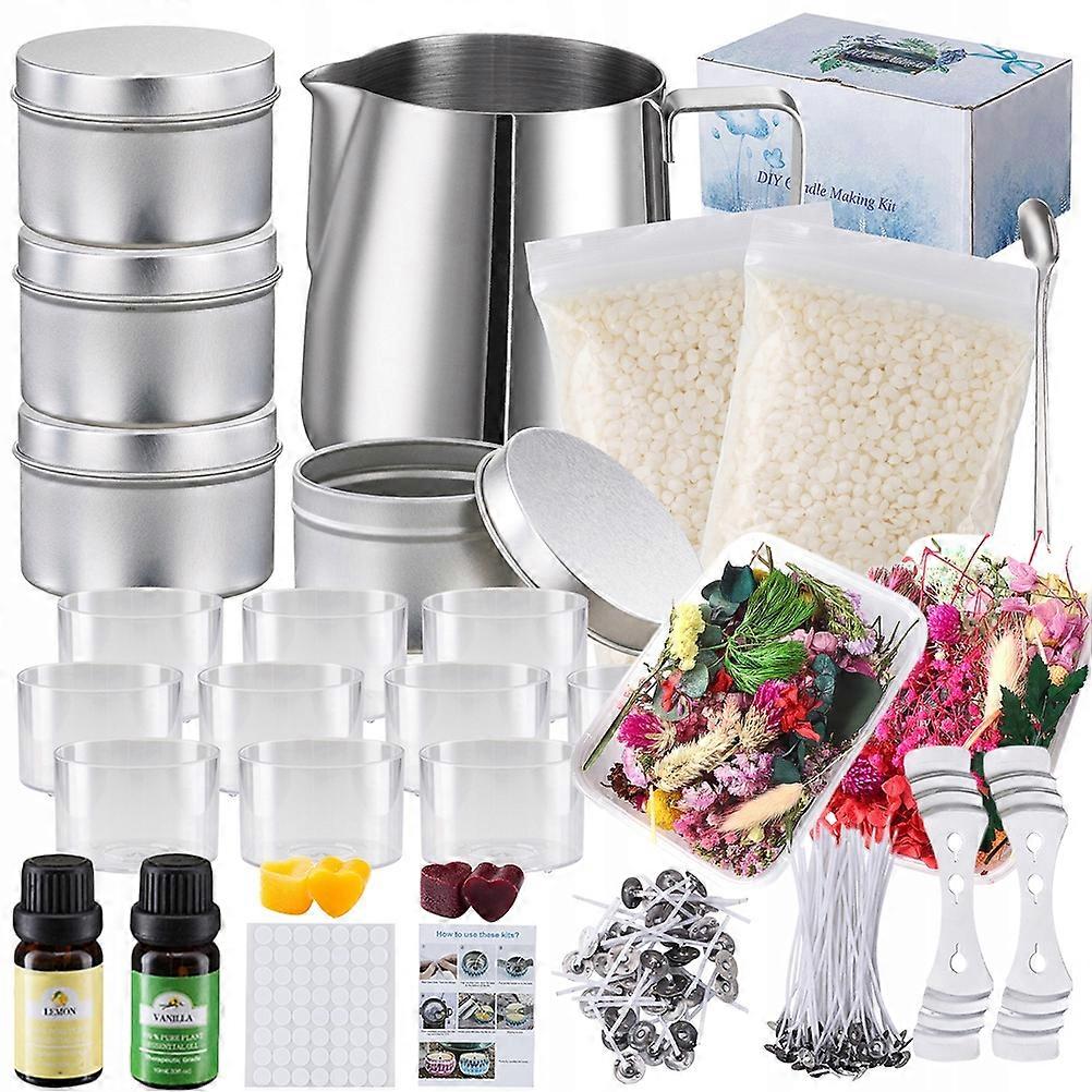 Kit per fare candele Candele di soia fai da te fiori