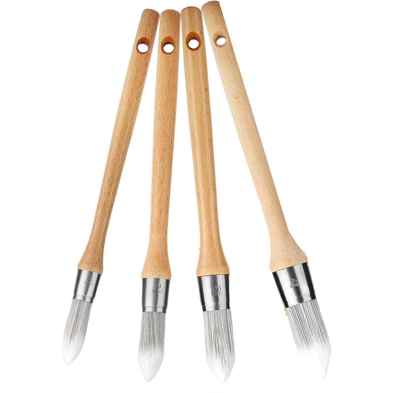 4Pieces Corner Paint Brushes Designs for Seamless Edging on Wall and Furniture Hardware Practical Brushes Daily Use
