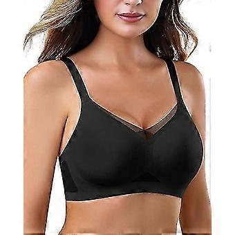Damen BHs ohne Bügel mit weicher Unterstützung V-Ausschnitt Spitze Mesh Seamless Bralette