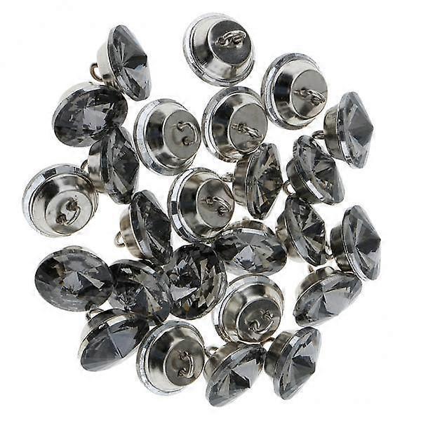 5x 25 Pieces Crystal Buttons for Sofa