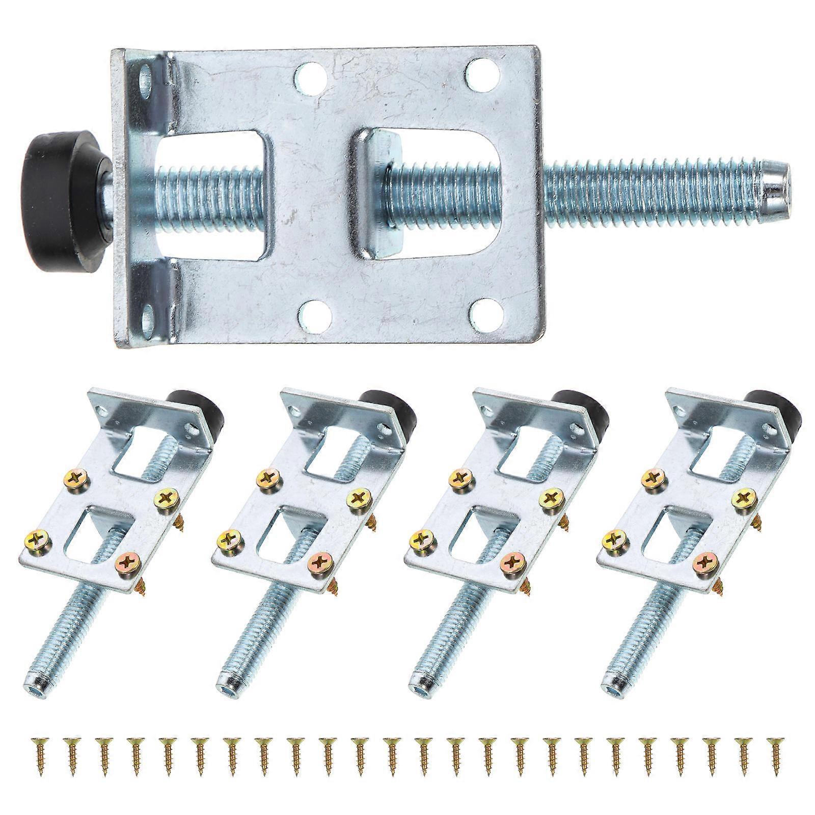 4pcs Adjustable Furniture Leveling Feet with Screws and Wrench – Heavy Duty Table and Cabinet Leg Levelers for Stable Micro Height Support in Home,