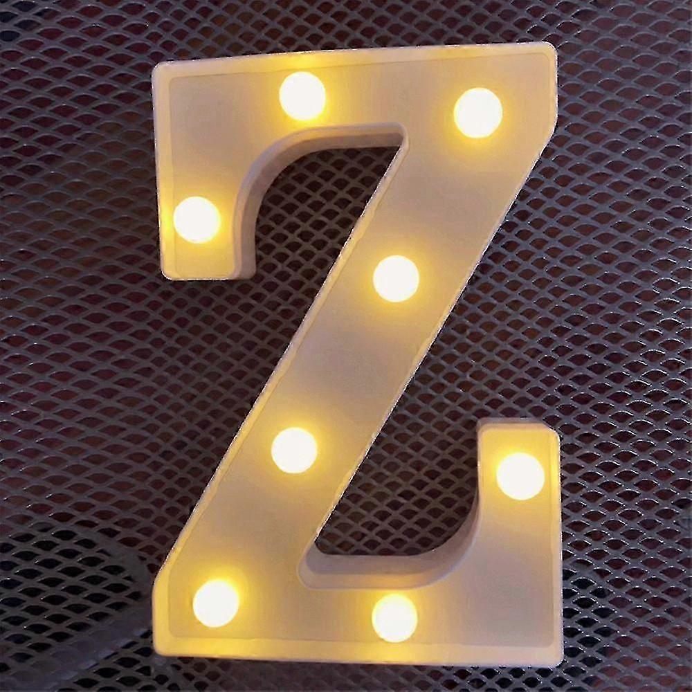 Alphabet Letter Led Light Luminous Lamp Decor Party Night Light
