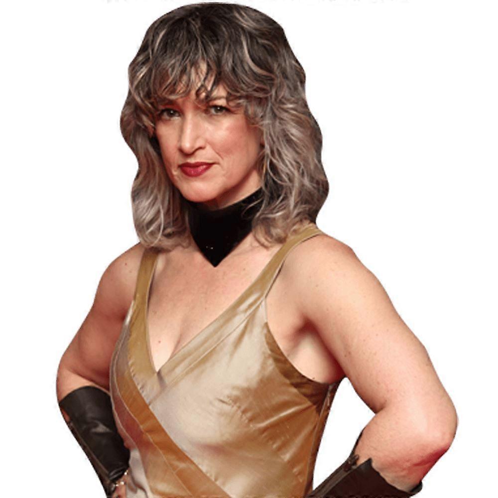 Julia Deans (Gold Dress) Half Body Buddy Cutout