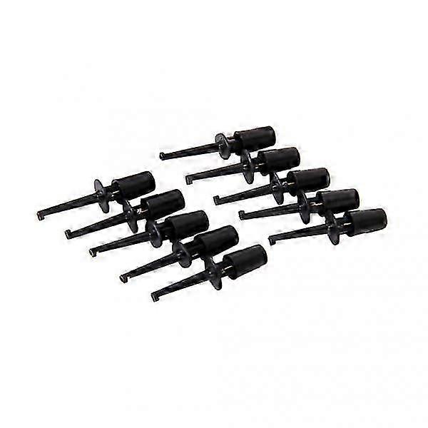 20Pcs Test Hook Grabber Probe Working Access Black Spring Clip for PCB SMD