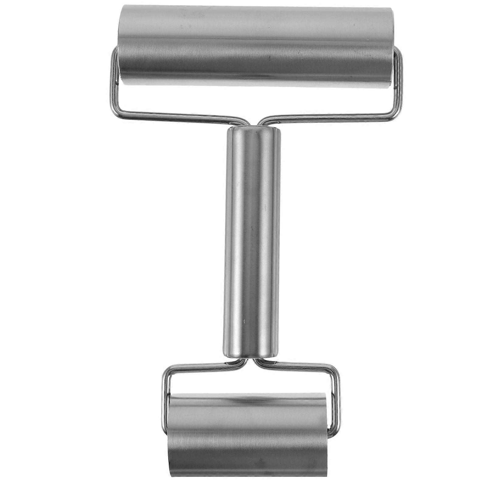 Stainless Steel Baking Tool with Dual-Length Rollers, Meets Diverse Cooking Needs