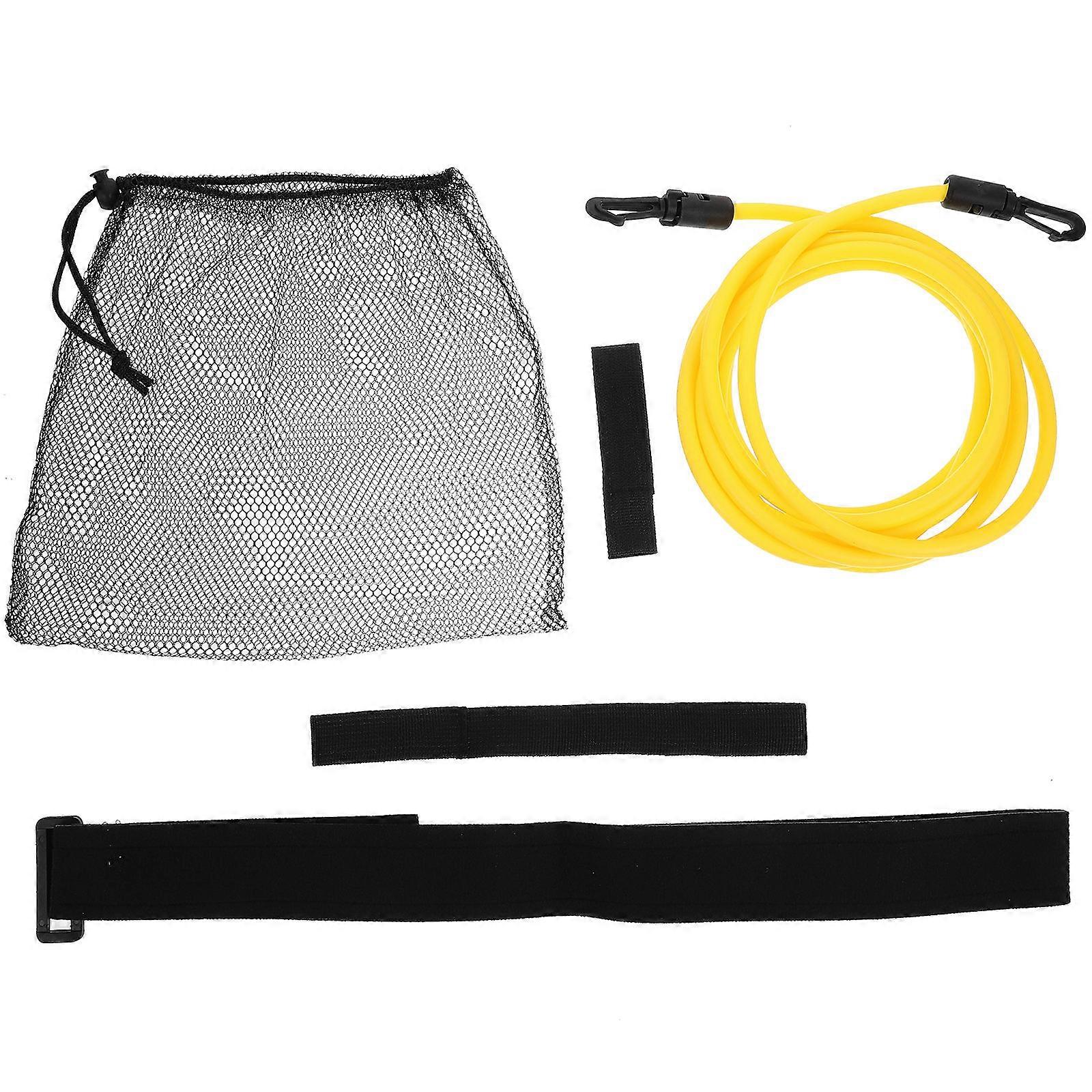 Swimming Resistance Training Belt with Tether for Adults and Beginners, Adjustable Swim Training Cord for Indoor and Outdoor Pools, Non Slip
