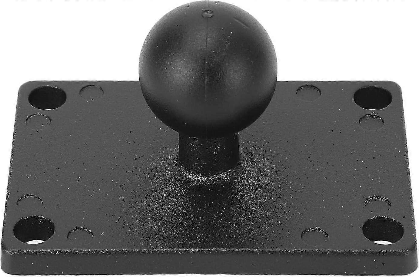 Universal Aluminum Alloy Ball Base with 1 Inch Ball Mount and Square Plate, Designed for Various Brackets, Double Arm Compatibility
