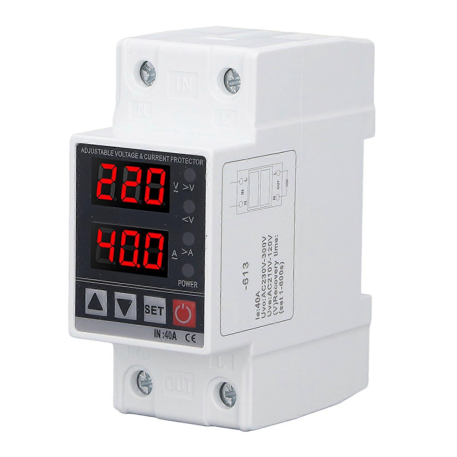 High quality  CHLT-613 AC220V adjustable self-resetting intelligent over-voltage
