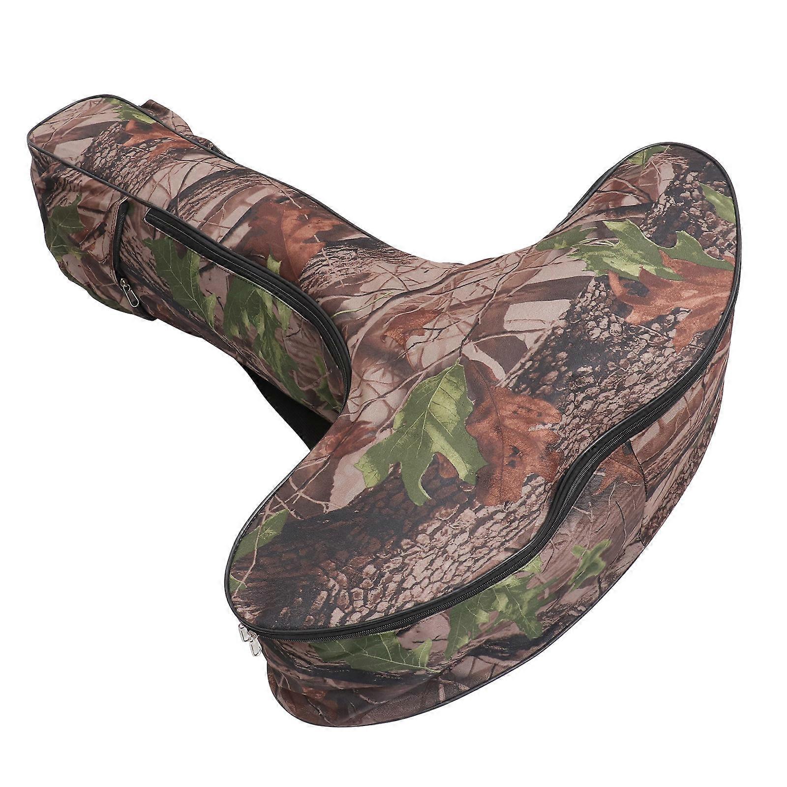 Adjustable T Shaped Bow Bag for Outdoor Archery – Durable Storage with Zippered Pockets and Wear Resistant Design for Hunting and Travel