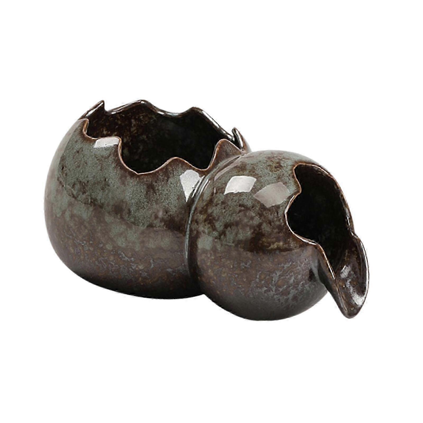 Gourd Shaped Circulating Fountain Jar with Water Pipe Flowing Water Decorative Piece for Garden or Indoor Use