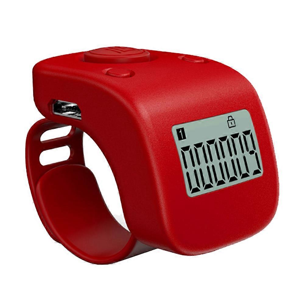 The **Rechargeable Electronic Finger Counter Ring Silent Digital Tally Clicker** is a modern, lightweight, and portable counting tool designed for a