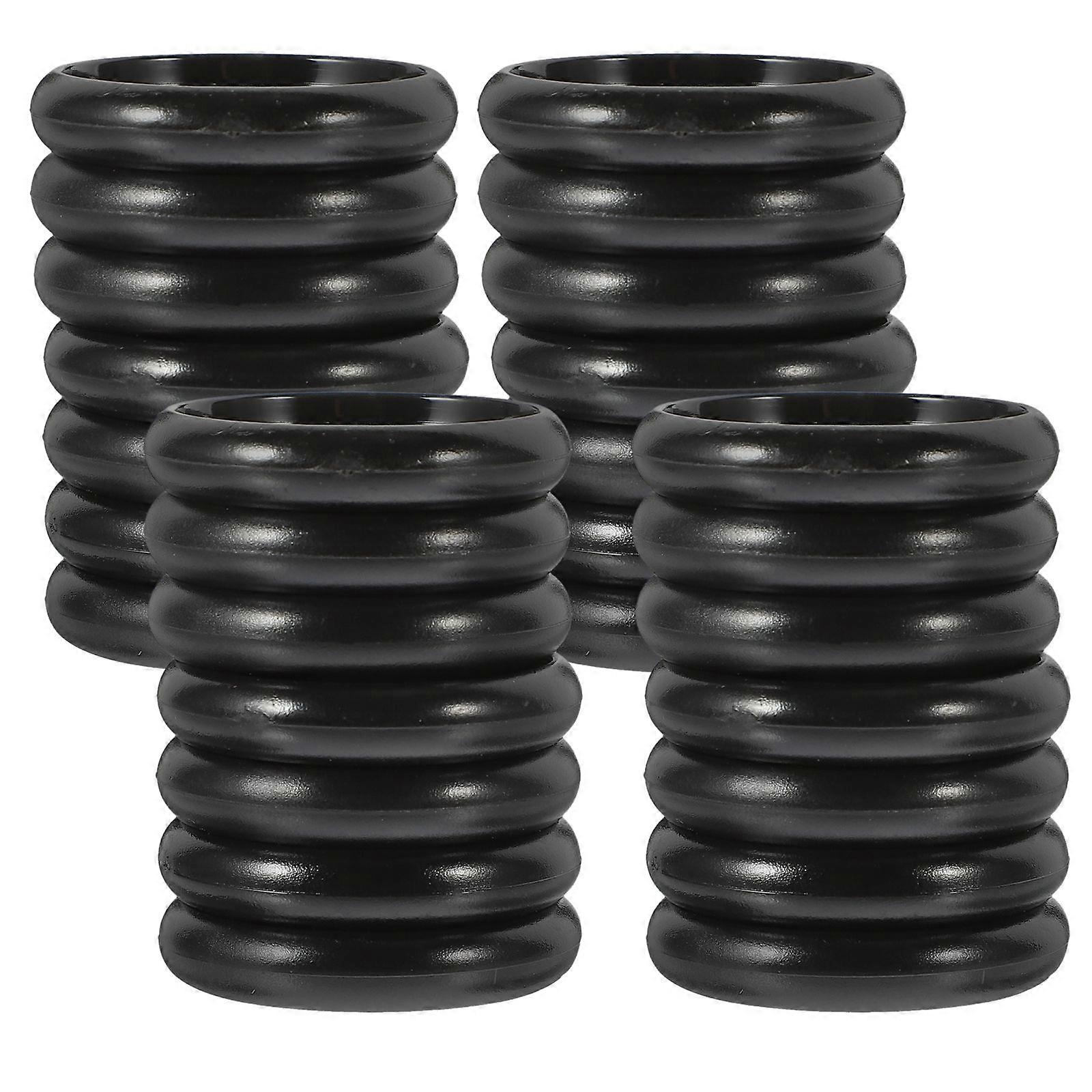 44pcsプラスチック製本ディスクリーフバインダーバインダーリングDIYメモ帳プランナー用