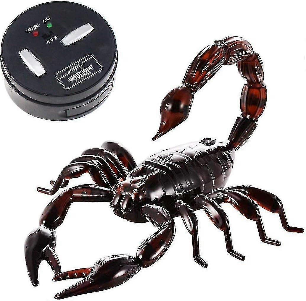 لعبة العقرب للتحكم عن بعد ، سيارة إلكترونية واقعية للزحف لمزح الهالوين ، RC مخيف العنكبوت الأداة