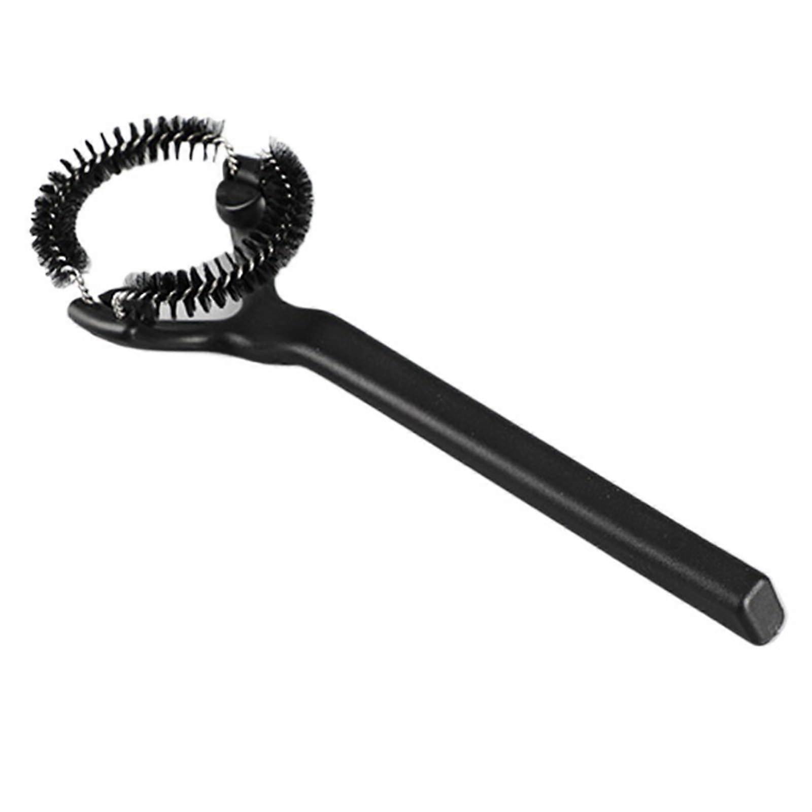 Cleaning Brush for Espresso Machines Removable Nylon Bristles for Portafilter 54mm