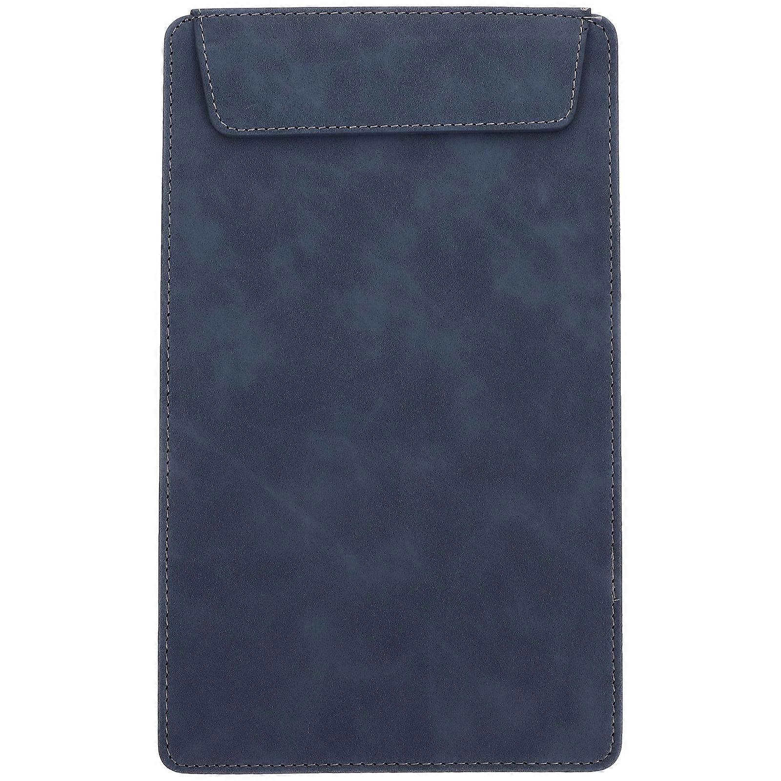 Denim Blue Menu Holder Clipboard Folder Multifunctional Writing Pad for Office Restaurant Conference Document Organizer