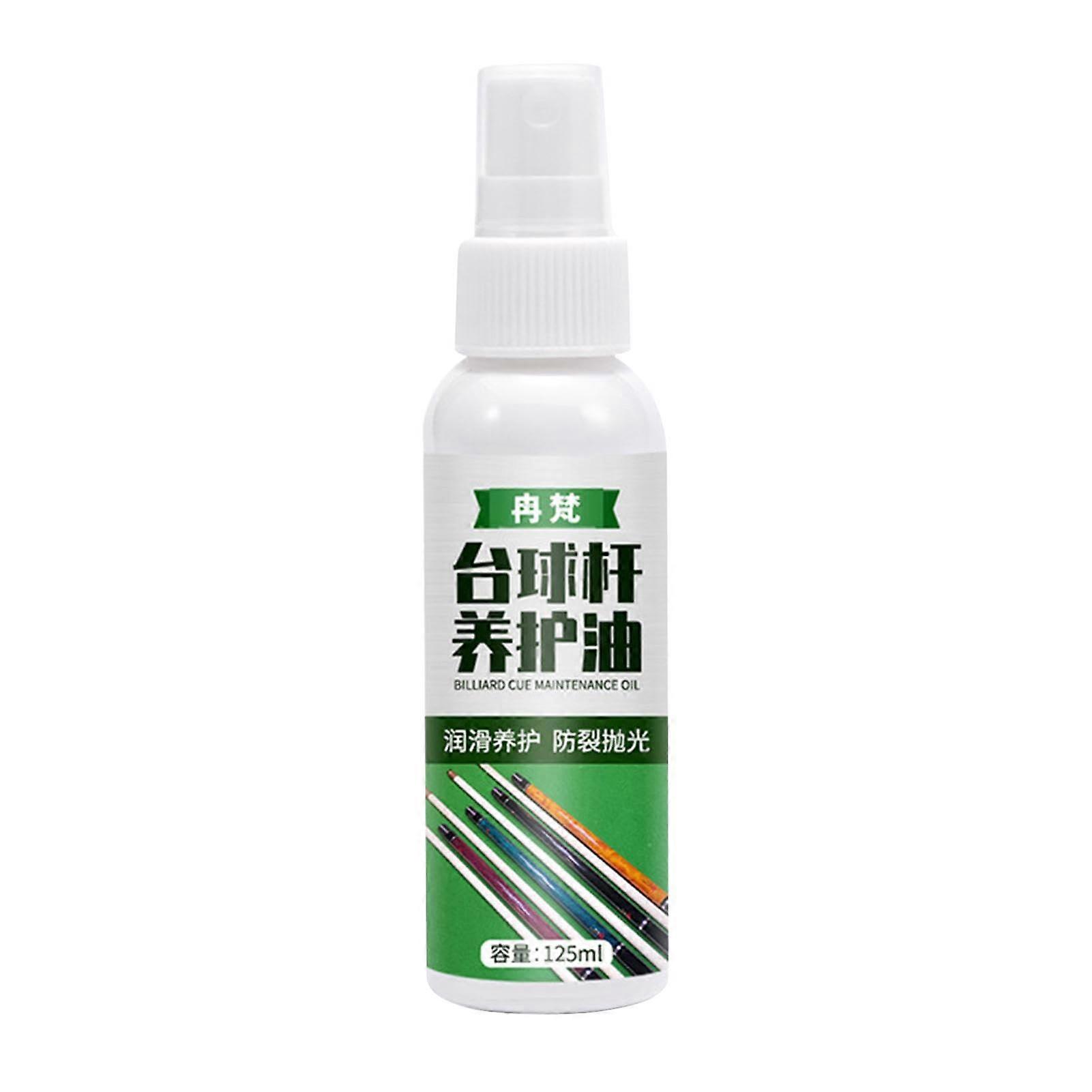 Billiard Cue Cleaner – 125 ml Billiard Shaft Cleaner and Polisher, Billiard Cue Conditioner, Non-Abrasive Formula