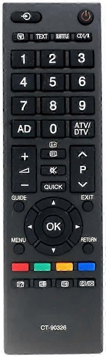 CT-90326 Remote Control For Toshiba LCD LED TV Remote ControllerReplace CT-90325 CT-90351 Edition0722