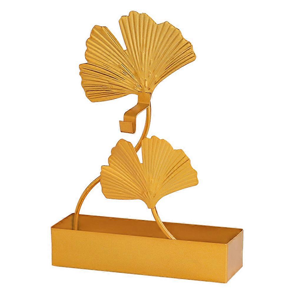 Holder Creative Incense Rack Iron Ginkgo Leaf Shape Home Decor Ash Receiving 1Set