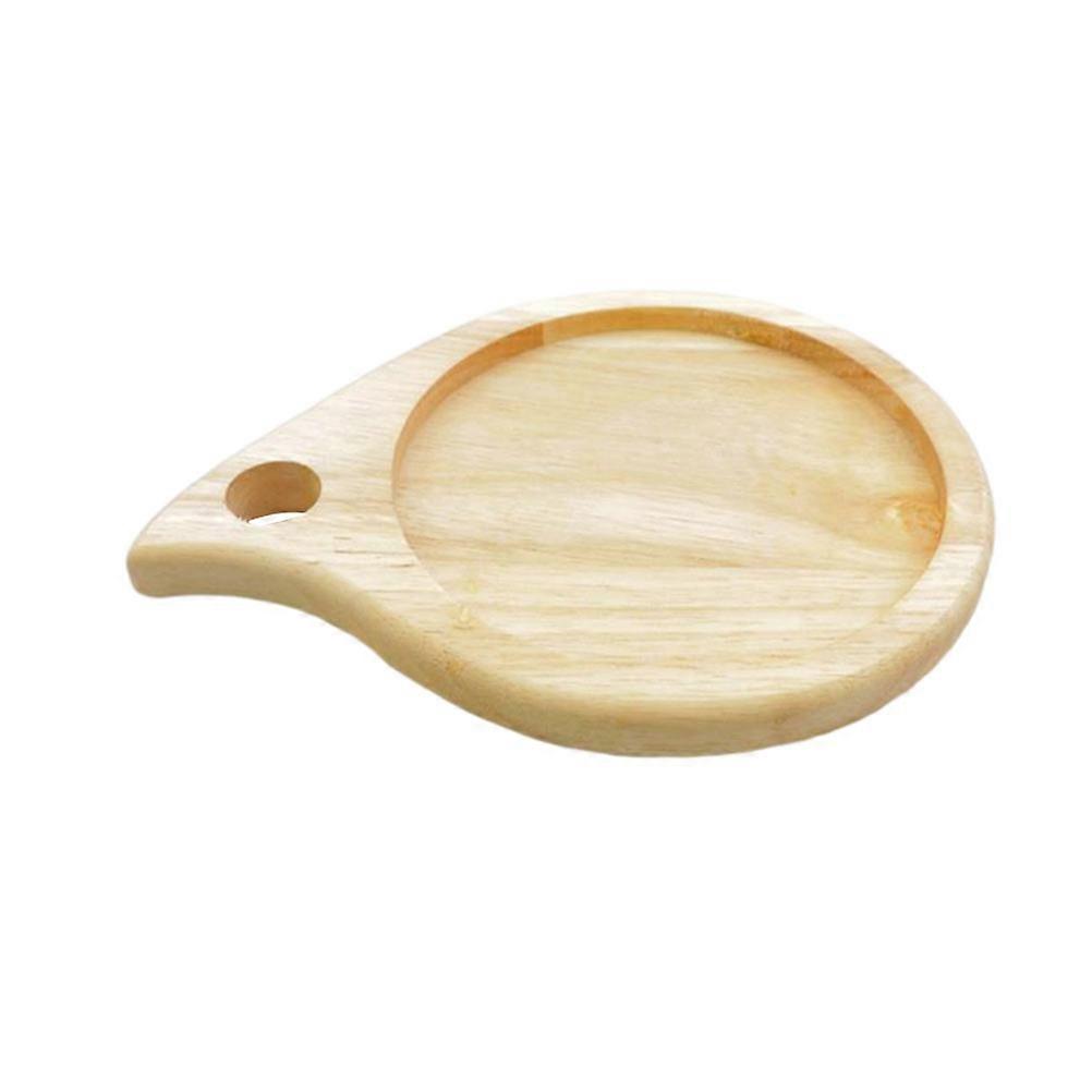 Wooden Cutting Board with 2-in-1 Design for Home Use Beige Non-slip Easy to Hold 1 Pc