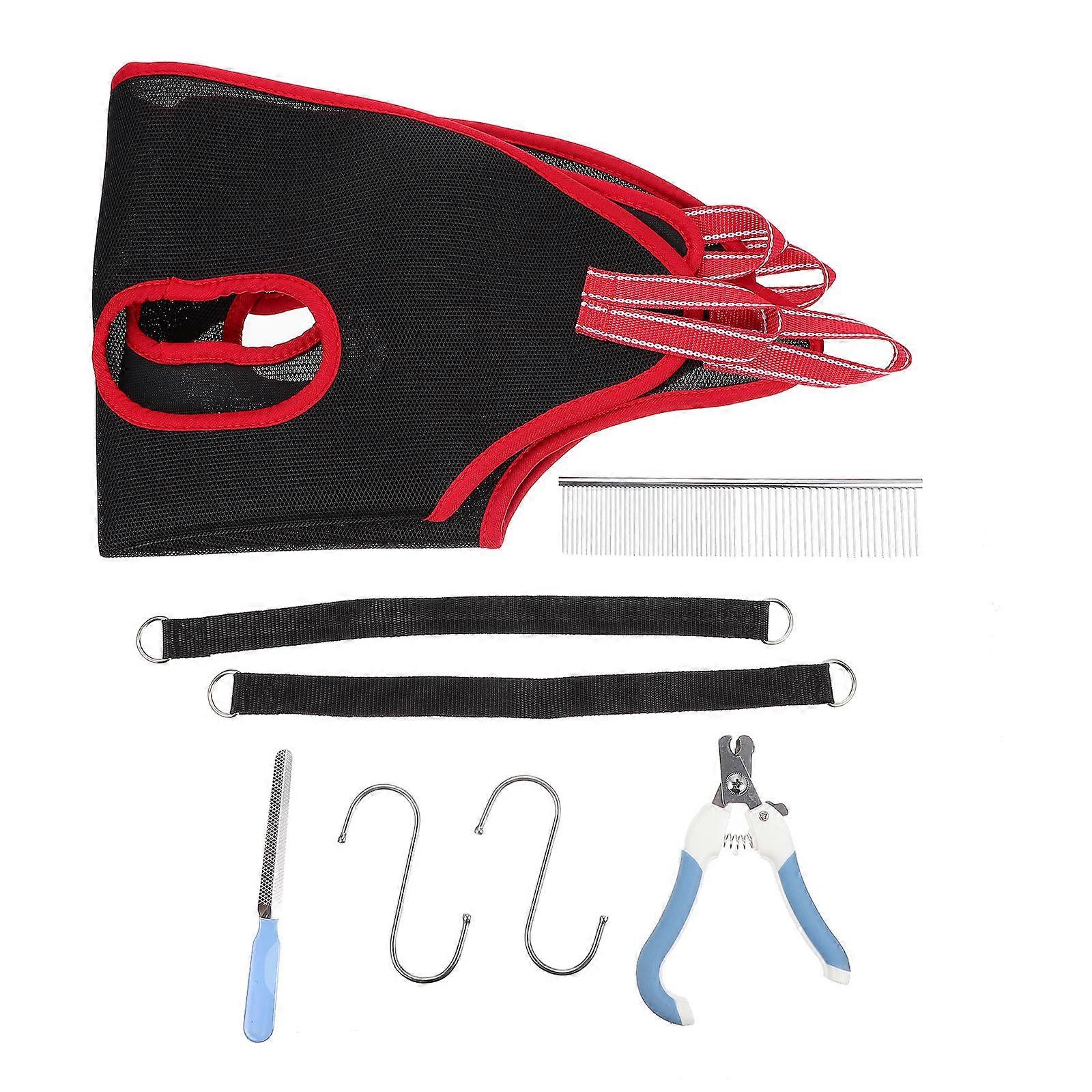 Bath Grooming Hammock Pet Grooming Hammock for Cat Dog Home Use 85X57X0.5CM Ergonomic Design 1Set