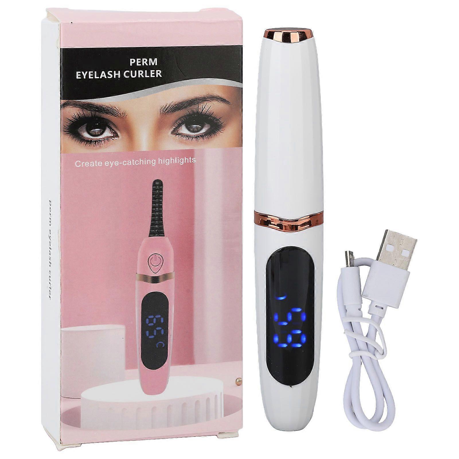 2025 Latest Model Heated Eyelash Curlers Long Lasting Curling Digital Display ...